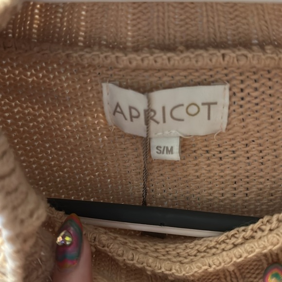 APRICOT | Ruffled Knit Blush Pink Frill Detail Sweater - Picture 4 of 8